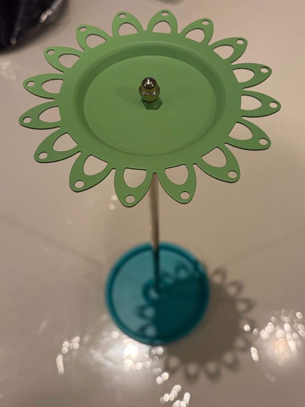 2 Tiers Metal Earring Stand